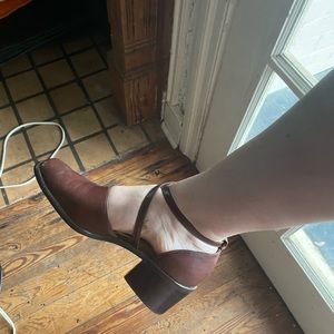 Vintage Bandolino Strappy Loafers